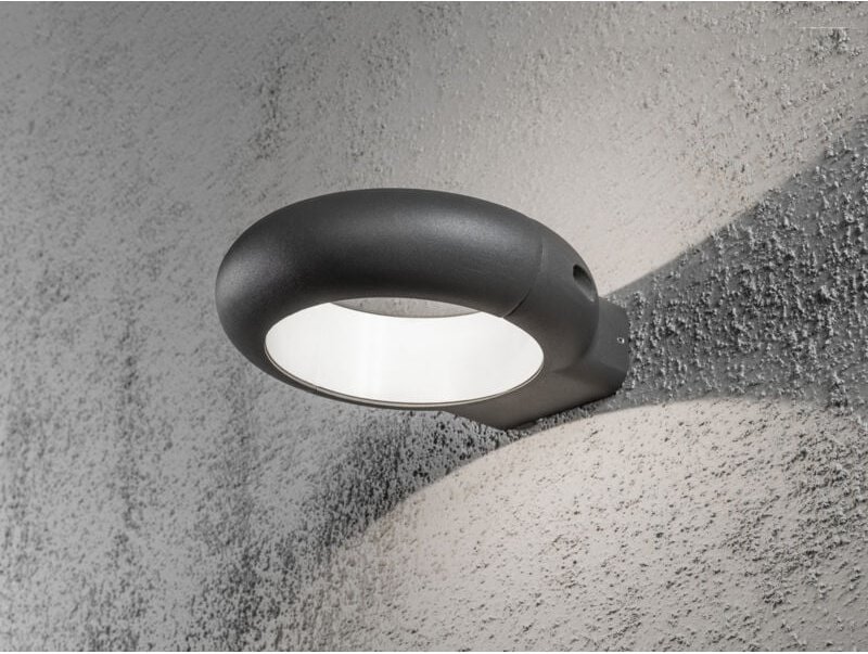 Konstsmide - Außenwandleuchte rovigo, anthrazit, 5 Watt hp-led, 350 Lumen, 3000K