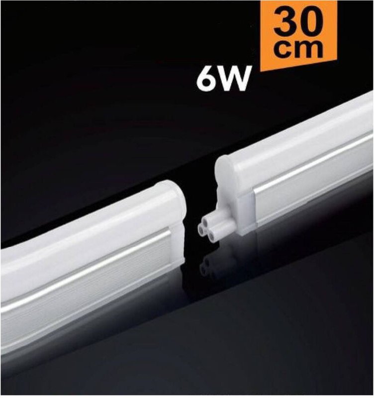 Trade Shop Traesio - Trade Shop - led neon deckenleuchte T5 unterschrank matt reglette verschiedene lichttöne 6 w 30 cm ...