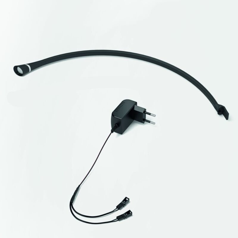 Halemeier Leseleuchte Miles 1er Set schwarz matt ww