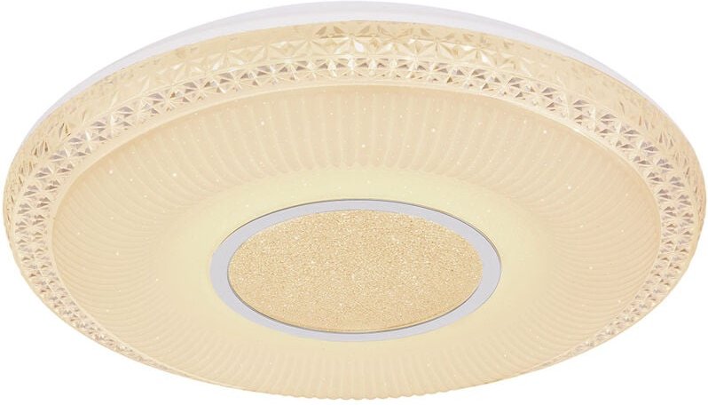 Globo - deckenleuchte - Klemens - weiß - metall - ø 50cm - led -