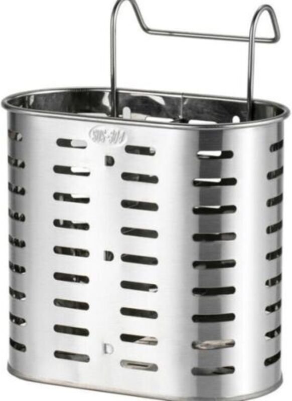 Küchenbesteckhalter aus 304 Edelstahl, Essstäbchenhalter, vertikaler Hängekorb zur Aufbewahrung