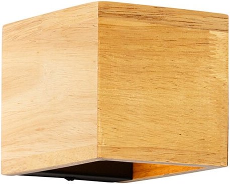 Smarte Wandleuchte aus Eichenholz inkl. wlan G9 - Transfer