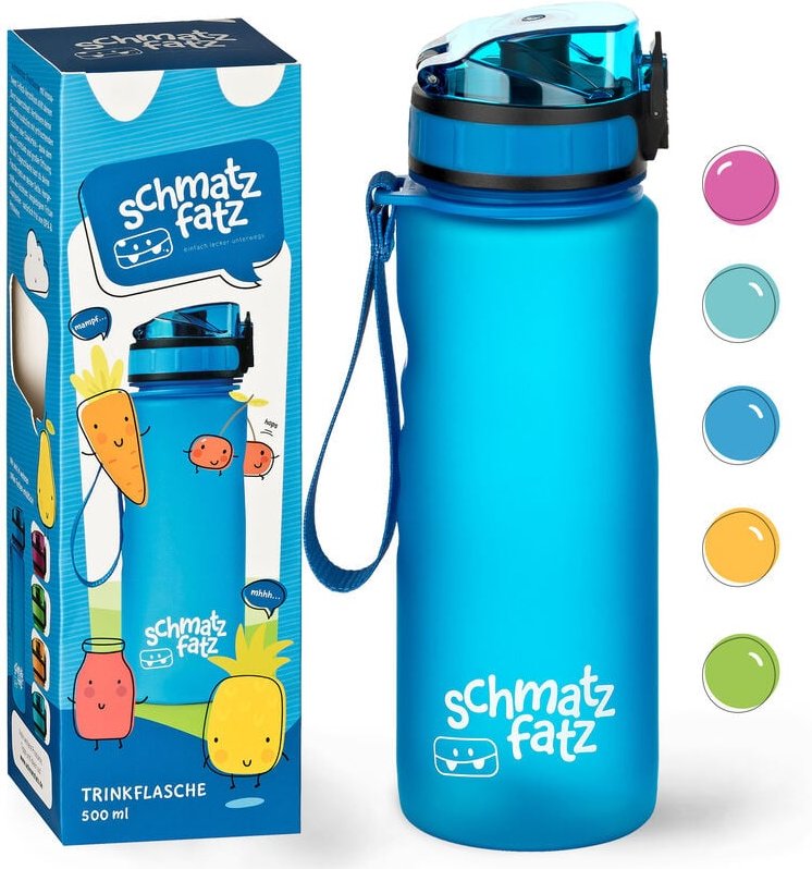 schmatzfatz Trinkflasche Sportflasche 500 ml 24 cm Tritan