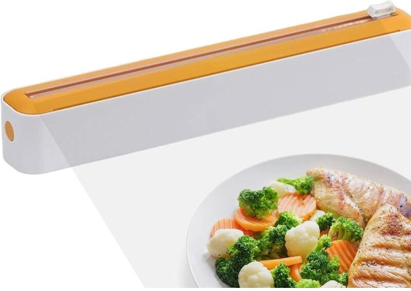 Odipie - Folienspender, Kunststofffolienschneidebox, Aluminiumfolie und Lebensmittelfolienaufbewahrung, Kunststofffolien...