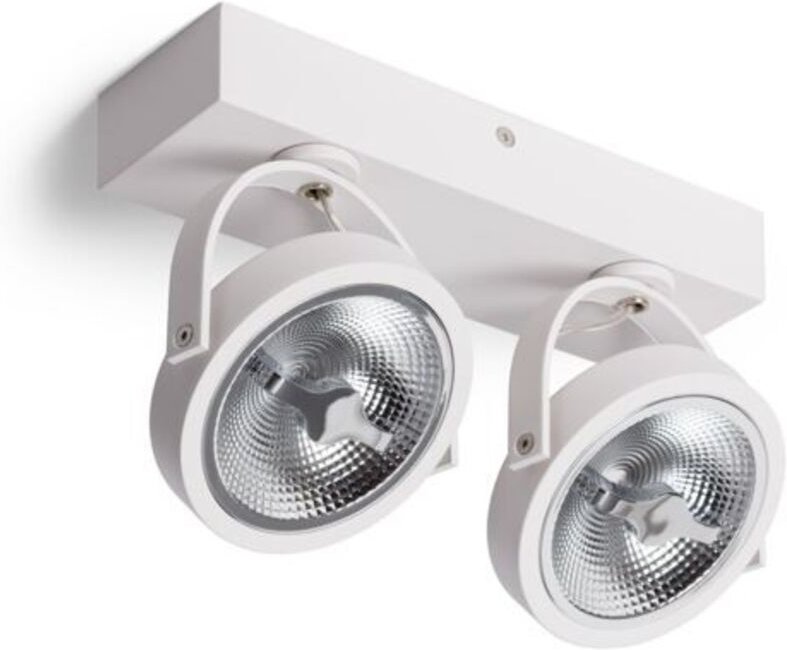Ledkia - LED-Strahler 30W cree Oberfläche Schwenkbar AR111 Dimmbar Weiss 3000K Warmweiß