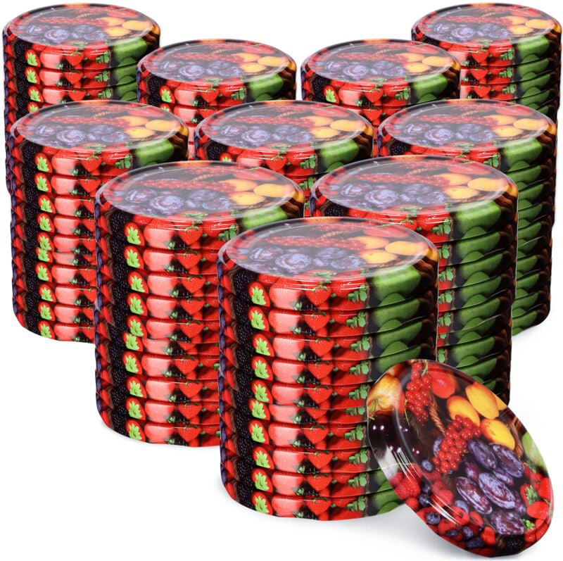 100x Verschlusskappen für Einmachgläser Fi 66 Verschlusskappen für Glasdeckel Konserven - Kadax