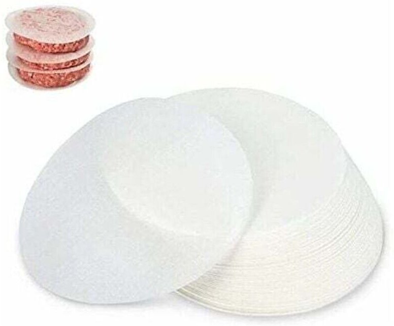 500 Blatt Antihaftpapier Ø 12,5 cm Steakpapier geschreddert Burgerplatte