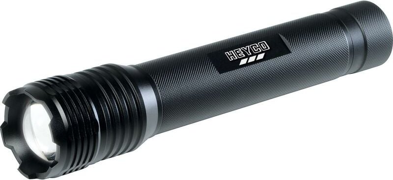 HEYCO Große LED Taschenlampe mit Zoom 900 lm, Cree LED