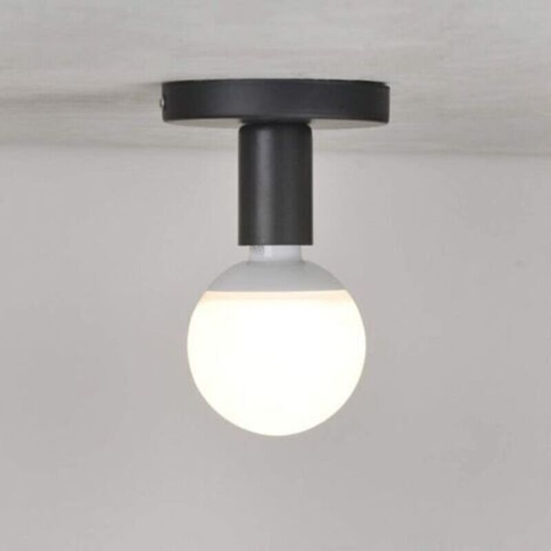 E27 Metall-Glühbirnenfassung, E27 Lampensockel für Lampen, E27 Wand-/Deckenleuchte für Flur, Schlafzimmer, Café, Küche, ...