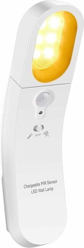 Leselampe, Nachtlicht, wiederaufladbar, LED-Nachtlicht, Schranklampe, Bewegungsmelder, Lesen für Kinder, 3 Modi, warmwei...