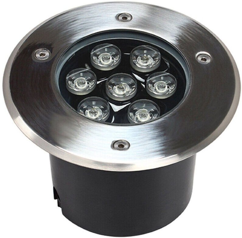 Ymyny - LED-Stufenleuchte, begehbare Stufenbeleuchtung, Außen IP68, 7W, Warmweiß