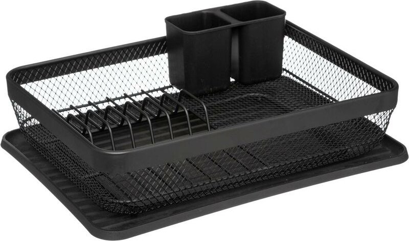 5five Simply Smart - Metallabtropfgestell mit schwarzem mayaj-tablett - 5five