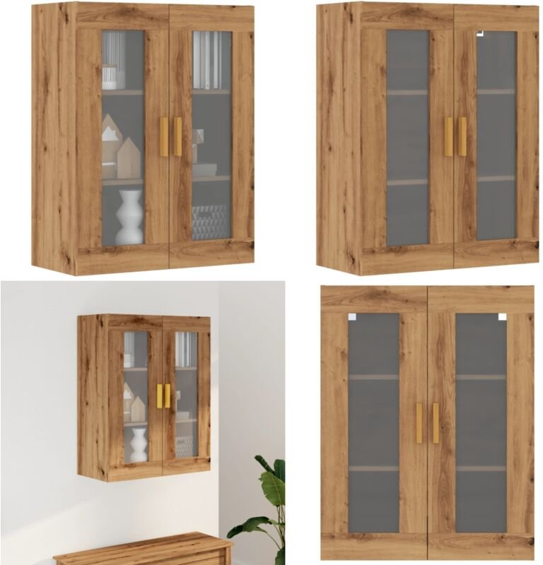 Hängeschrank Artisan-Eiche 69,5x34x90 cm - Vidaxl