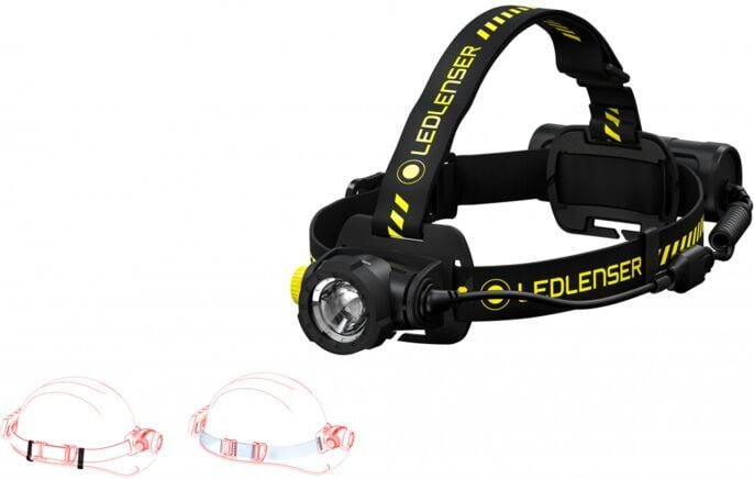 Ledlenser Kopflampe H7R Work 15-600/1000Lumen