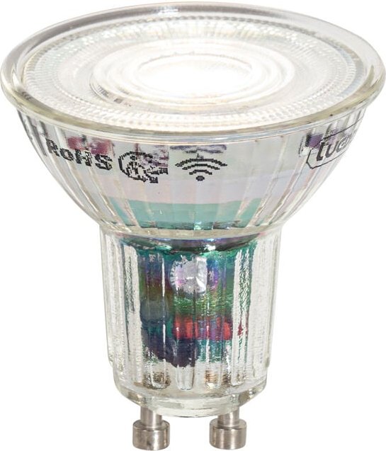 Luedd - Smart GU10 50mm LED-Glühbirne Klar 4,8W 400 lm 1800-6500K