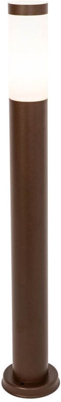 Außenlaterne rostbraun mit Opal 80 cm IP44 - Rox