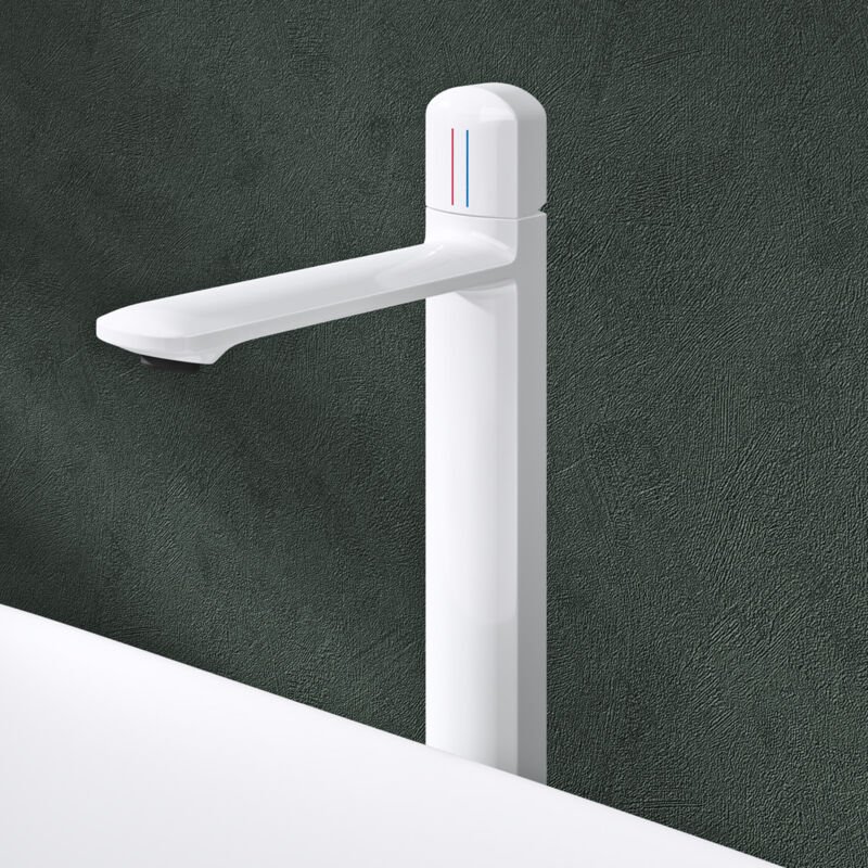 Mai & Mai Armatur Bad Wasserhahn Badezimmer Waschtischarmatur Einhebelmischer Mischbatterie Bad aus Messing mit Wassersp...