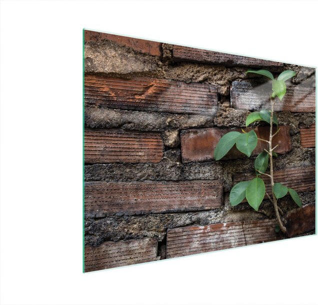 Glasschneidebrett 40x30 Ziegel