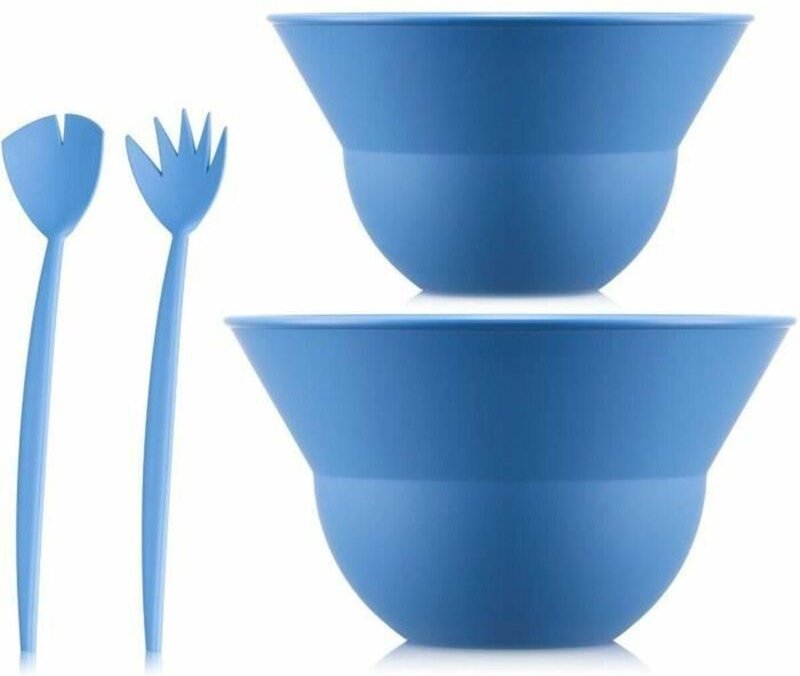 Bodum Topee Matisse Set mit 2 Kunststoffschalen in Lebhaften Farben