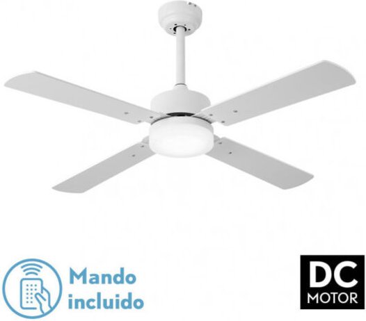 Fabrilamp - Lüfter 18w dc hupe white 4 asp.6 vel.107d remote,memory and temp.3000-4000-6000k