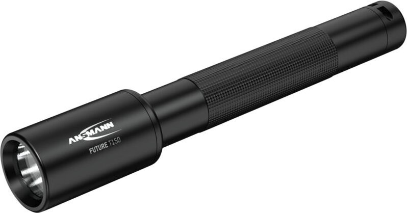 Led Taschenlampe in schwarz T150, 150 Lumen & Spritzwassergeschützt - Ansmann