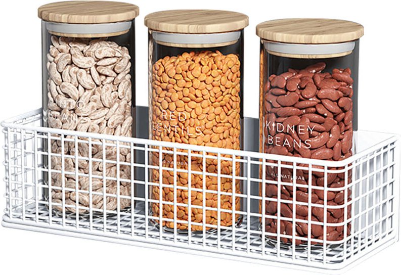 Magnetisches Gewürzregal, Kühlschrankorganizer, magnetisches Metallregal, Utensilienhalter, platzsparend