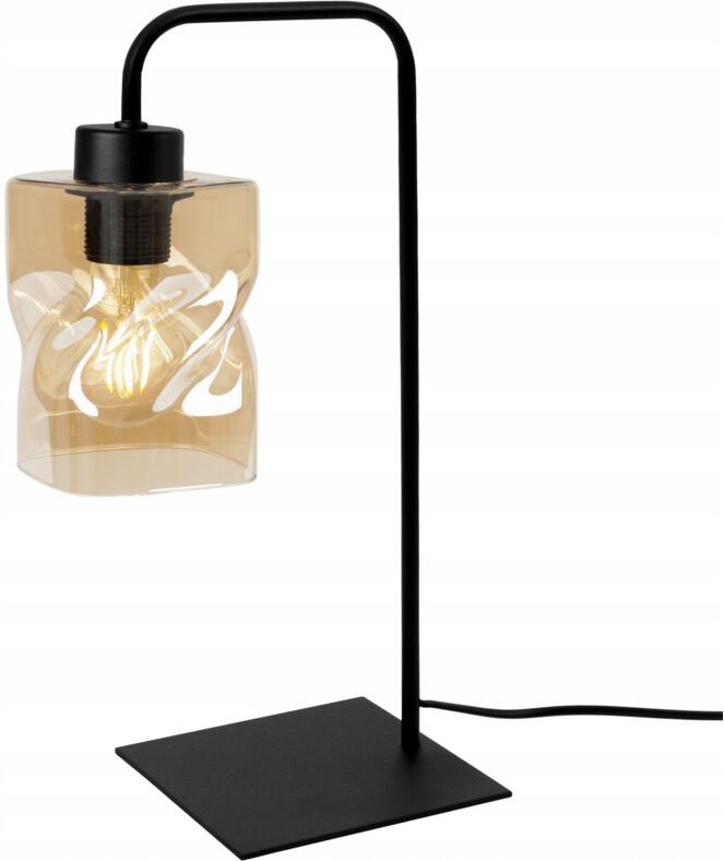 Nachtsteh-Schreibtischlampe, Glas, Led-Auswahl