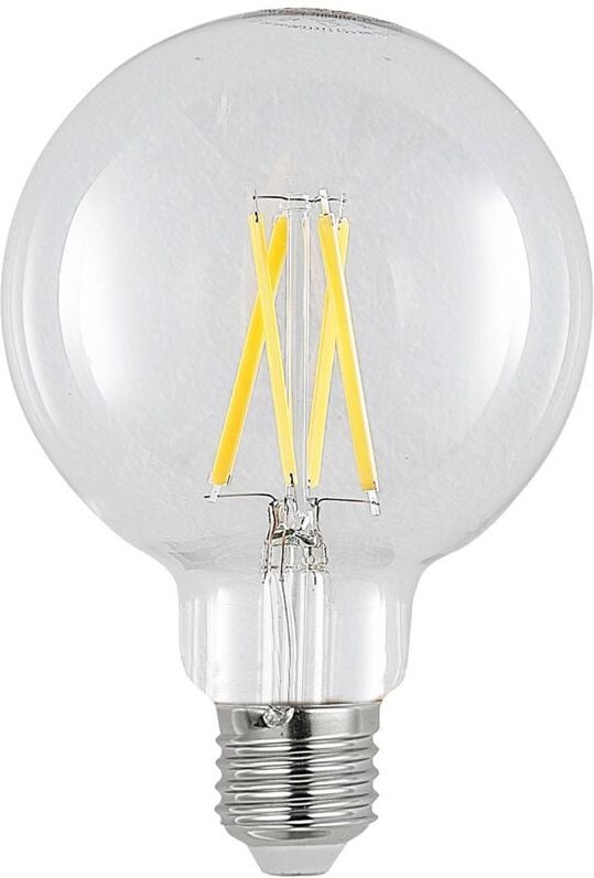 LED-Lampe E27 8W 2.700K G95 Globe, Filament, klar