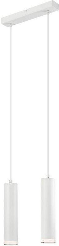 Lamkur Franco Stab-Pendel-Deckenleuchte Weiß, 2x E27