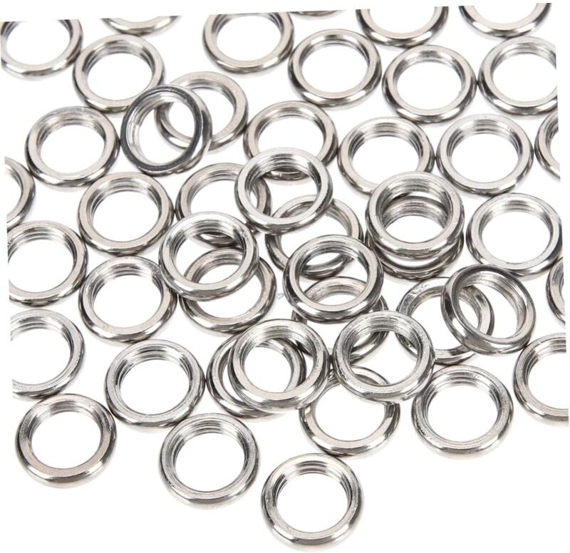 150 Befestigungsringe aus Stahl für Lampenschirme, Ersatzfassungen kompatibel mit Glühbirnen, langlebiges Beleuchtungszu...