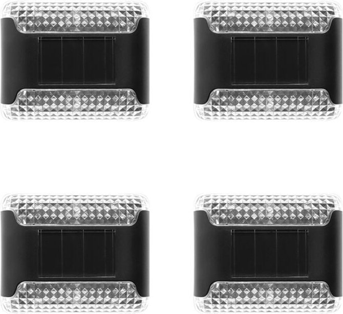 Solarleuchten für den Außenbereich, hell, mit Zaunantrieb, wasserdicht, Terrassendekor, Solardeck für den Außenbereich b