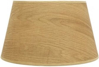 Lampenschirm salma e27 licht holz 30dx22dx17h konisch offen konisch
