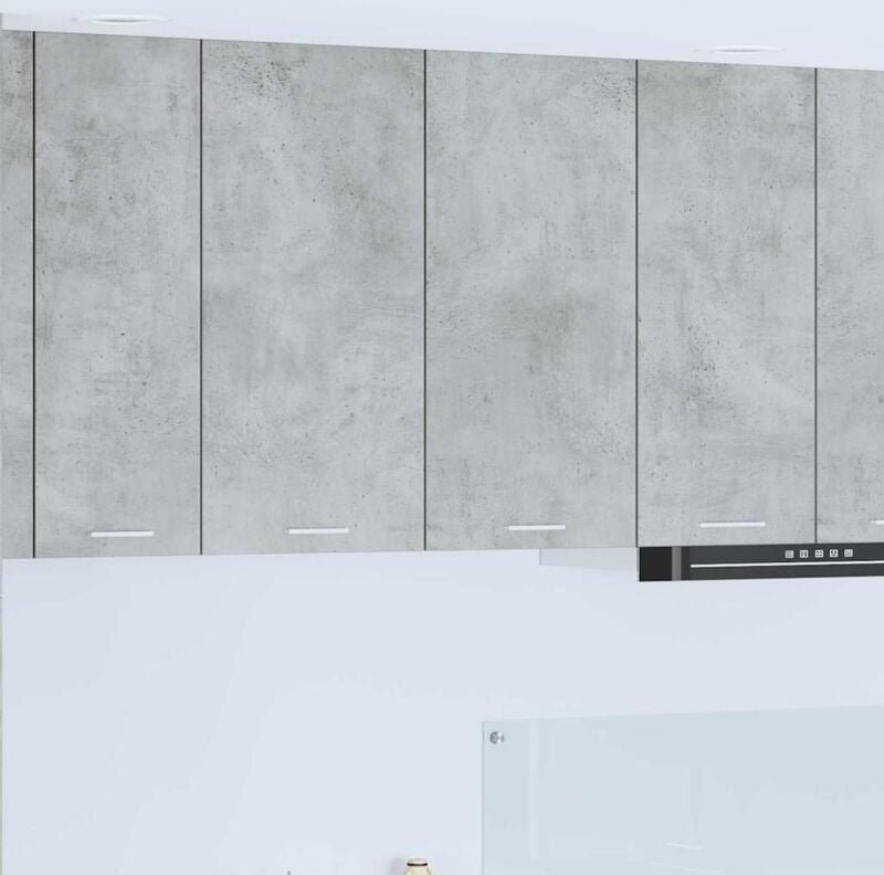 Hängeschrank Riga Beton Grau 80 x 31 x 80 cm Holzwerkstoff vidaXL