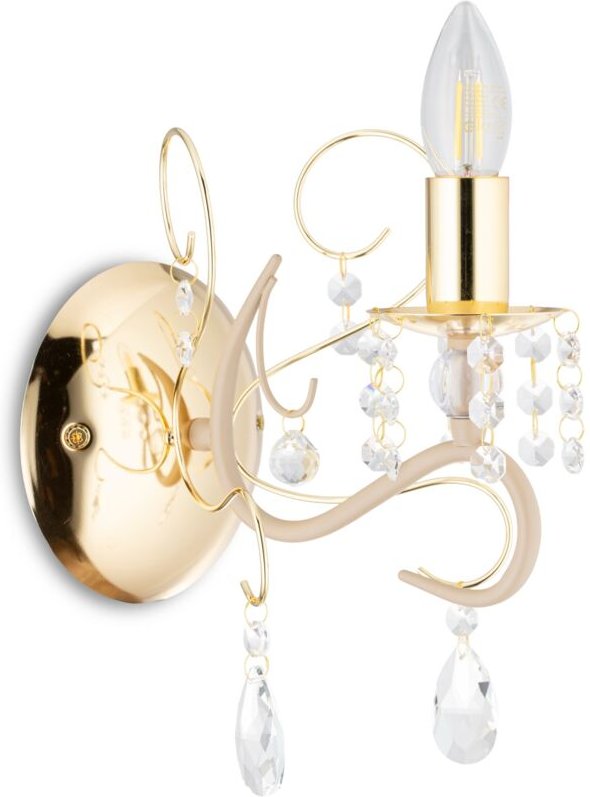 Kayen Beige Wandleuchte 1xE14