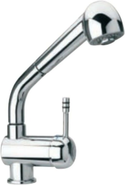 Chrom Küchenarmatur mit ausziehbarem Brausekopf Paini 64CR568 28,8 cm x 19 cm x 5 cm