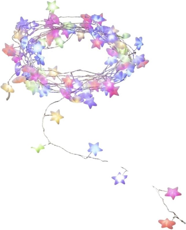 Konstsmide LED Sternenlichterkette Innen 90 bunte Dioden 9,45 m Lichterkette