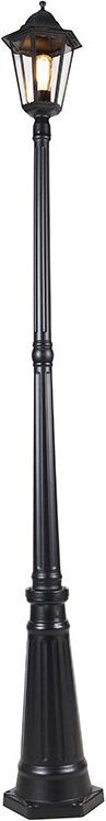 Qazqa - Klassische Außenlaterne schwarz 200 cm IP44 - Havanna