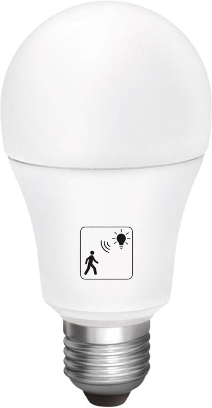 Bewegungssensor-LED-Lampe E27 10 w kalt - Matel