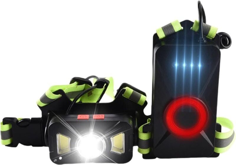 Brustleuchte zum Laufen, IPX4 wasserdichtes Lauflicht, ultrahelles, per USB wiederaufladbares Brustlicht zum Laufen mit ...