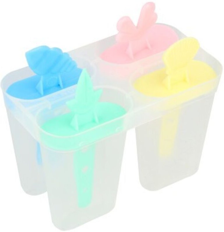 DD92 Eisform für Eis am Stiel, 4 Stück.