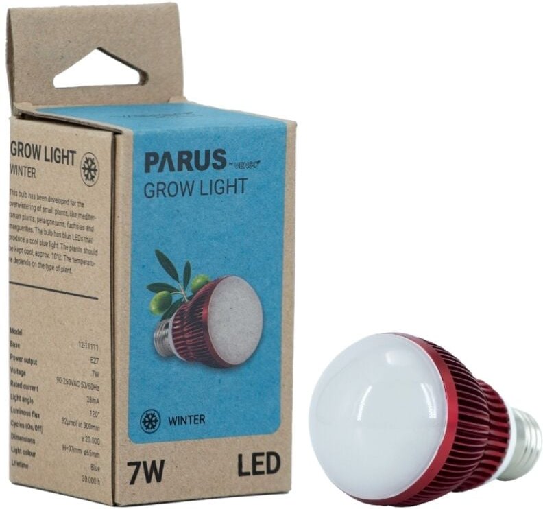 Venso Ecosolutions - Parus by Venso GrowLight Winter E27 led, 7W, 120°