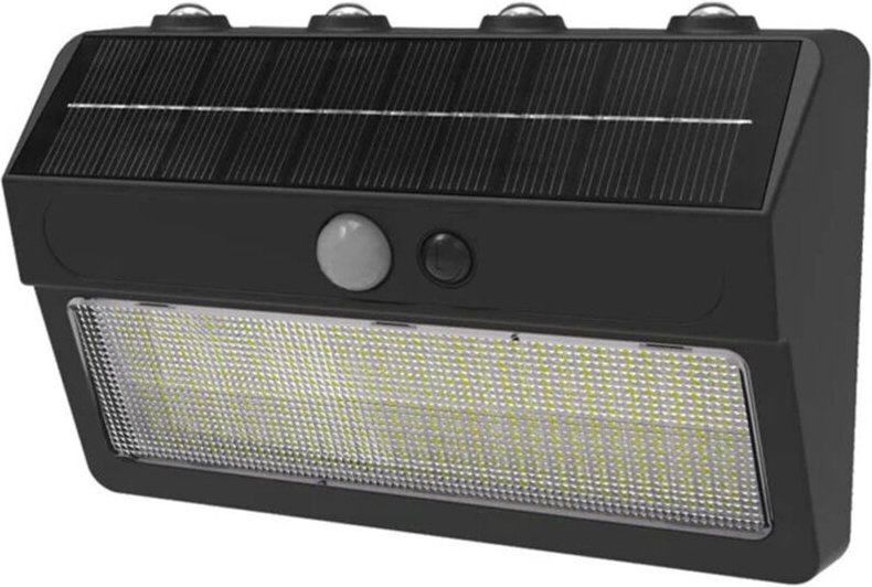Trade Shop - Außenartikel mit Bewegungssensor IP54 24W Licht 3000K + 6500K ZQ-DB-004jx -