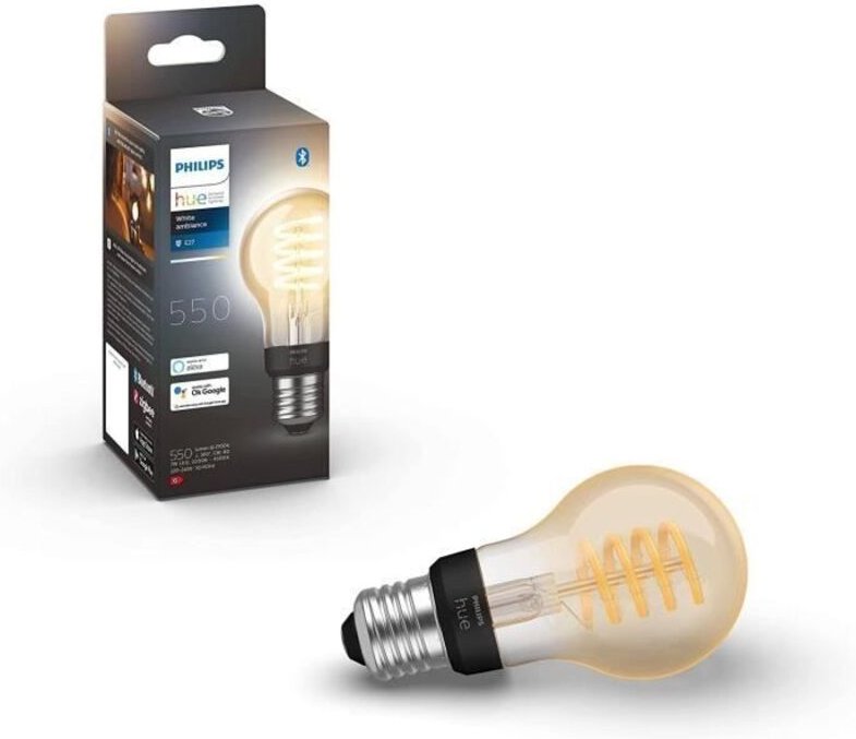 White Ambience E27 Filament A60 7W - Philips Hue