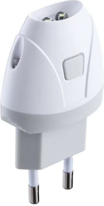 Electraline automatische anti-blackout-notfalltaschenlampe 3 funktionen weiß - 58303