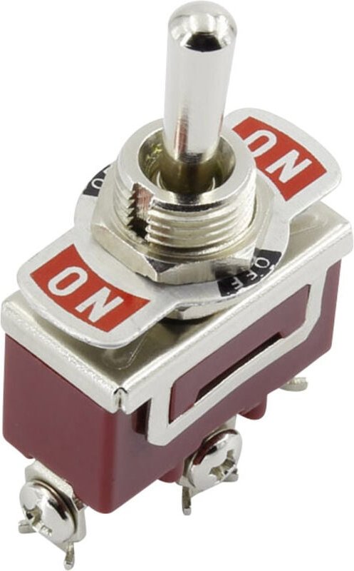 Tru Components - 1426629 XT-23B Kippschalter 250 v/ac 15 a 2 x Ein/Aus/Ein rastend 1 St.