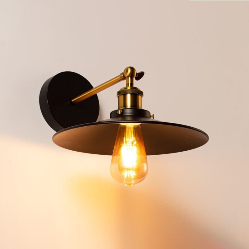 Retro Wandlampe "CLOCK WORK" - E27