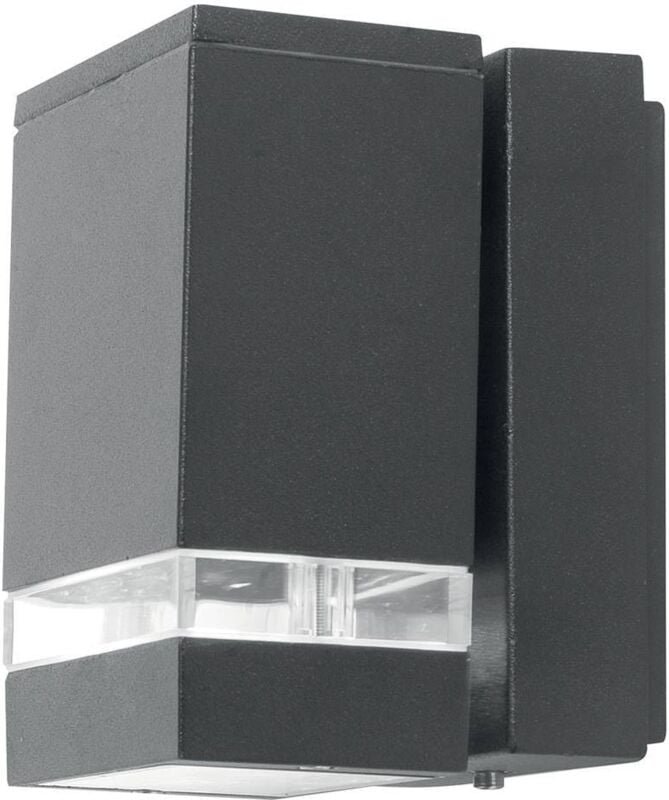 Elstead - Wandleuchte Wandlampe Fassadenleuchte Außenlampe led 2-Flammig Alu dunkelgrau