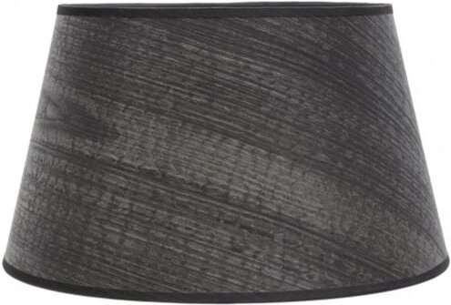 Fabrilamp - Lampenschirm salma e27 schwarz holz 45dx35dx30h konisch offen konisch