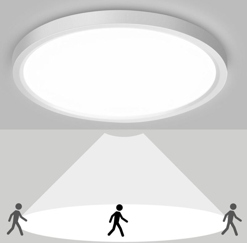 Led Deckenleuchte mit Bewegungsmelder 24W Rund (300 mm) 4000K