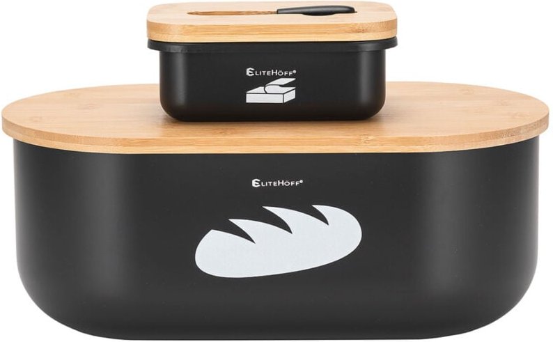 Brotkasten, Brotbehälter Und Butterdose E-6059